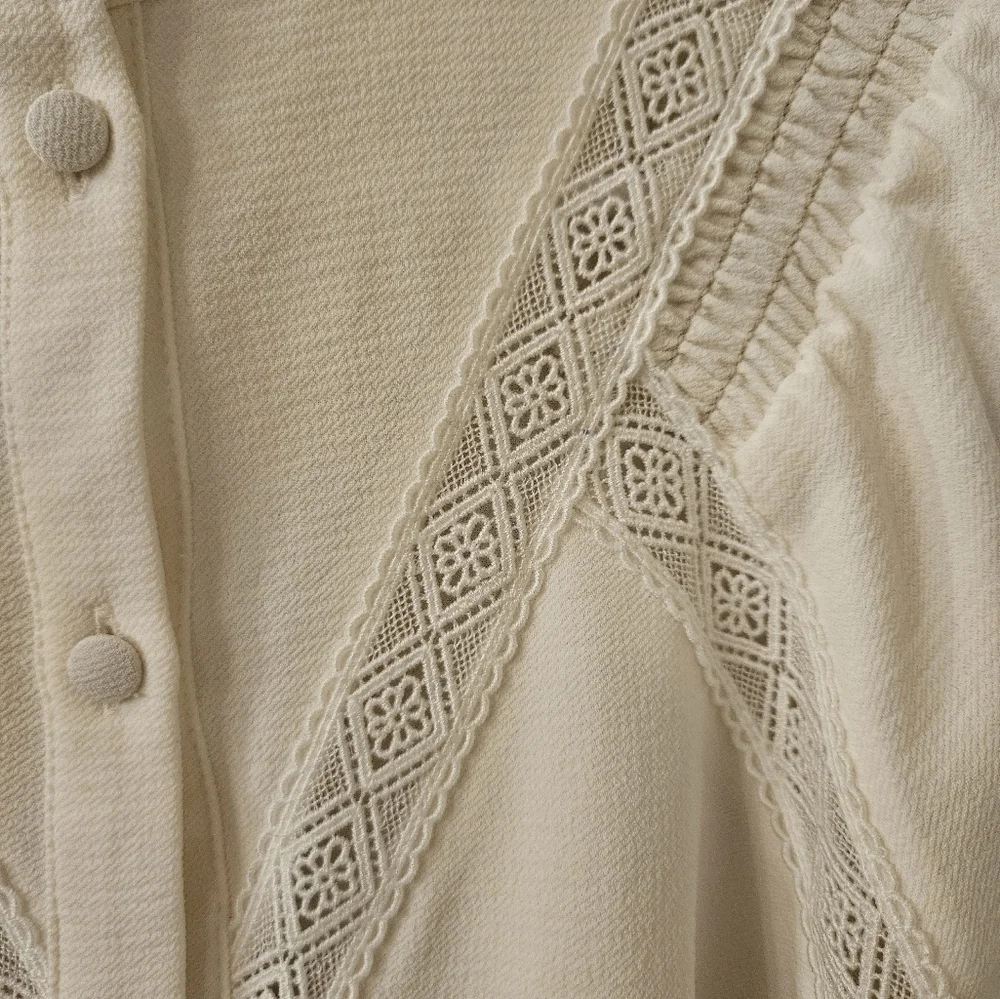 Sezane blouse fride white shirt euro 34 - Picture 4 of 8